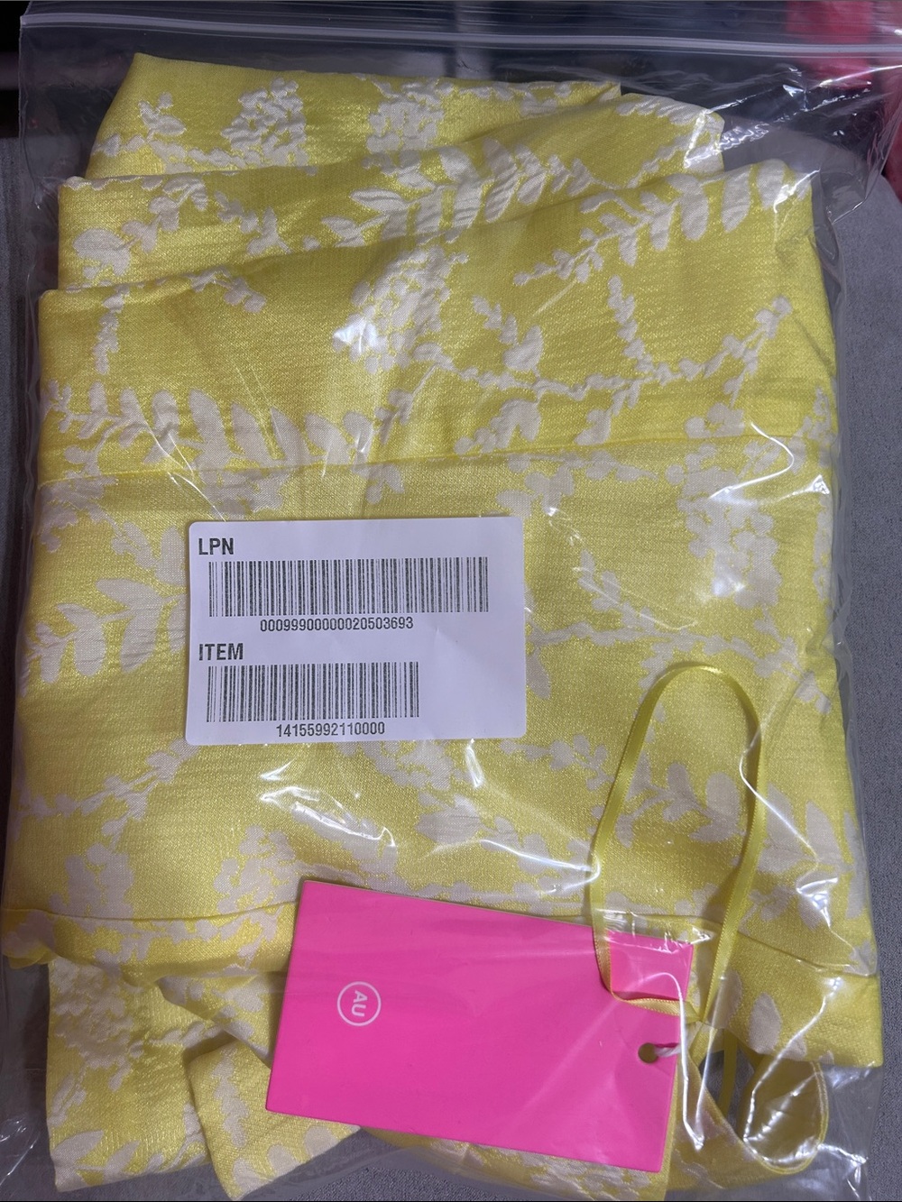 Amanda Uprichard Lemon Jacquard Emalin Mini Dress Sz S NWT Yellow/White - Picture 6 of 8